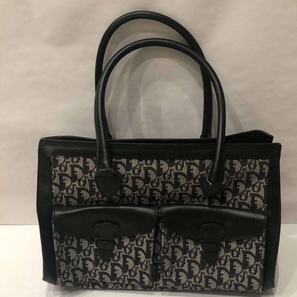 Christian Dior Diorissimo Canvas shoulder bag